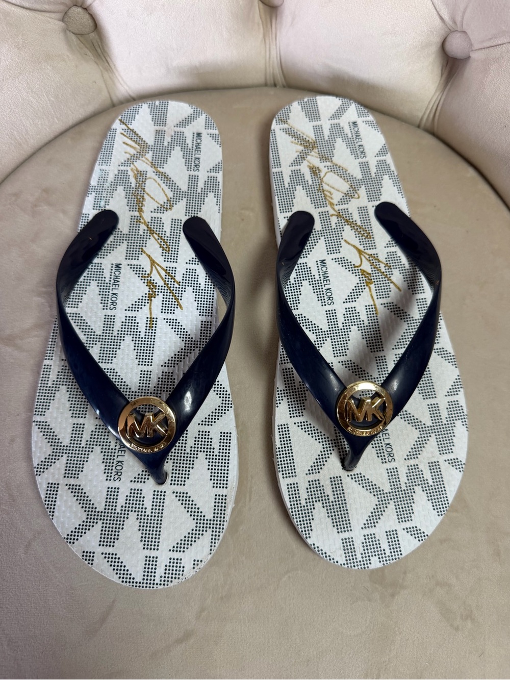 Sole of footwear with brand logo